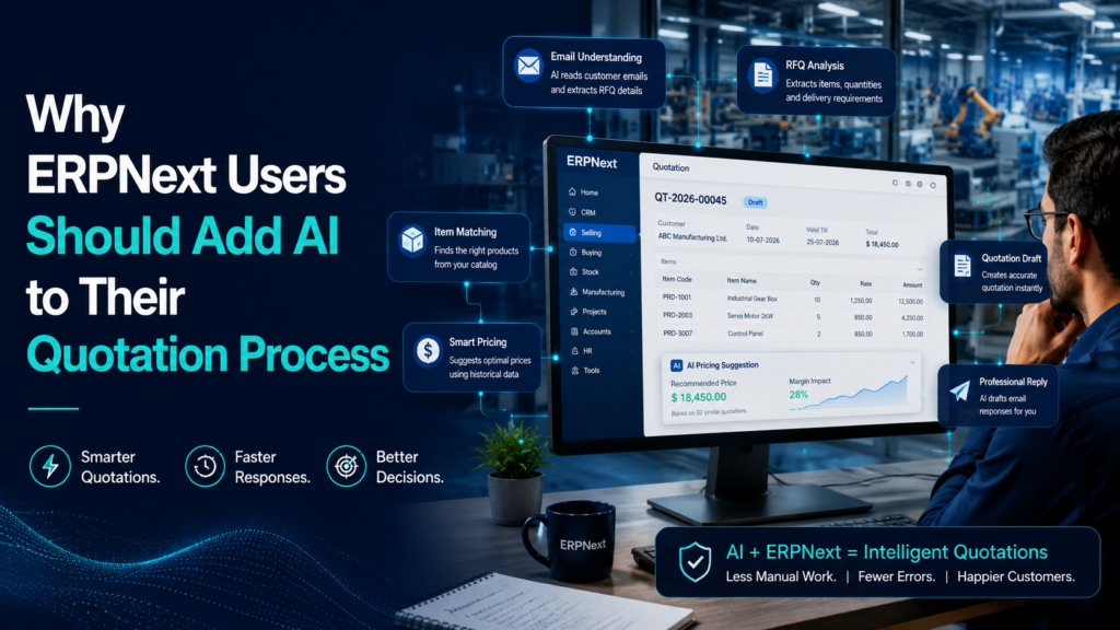 why erpnext users should add ai to their quotation process